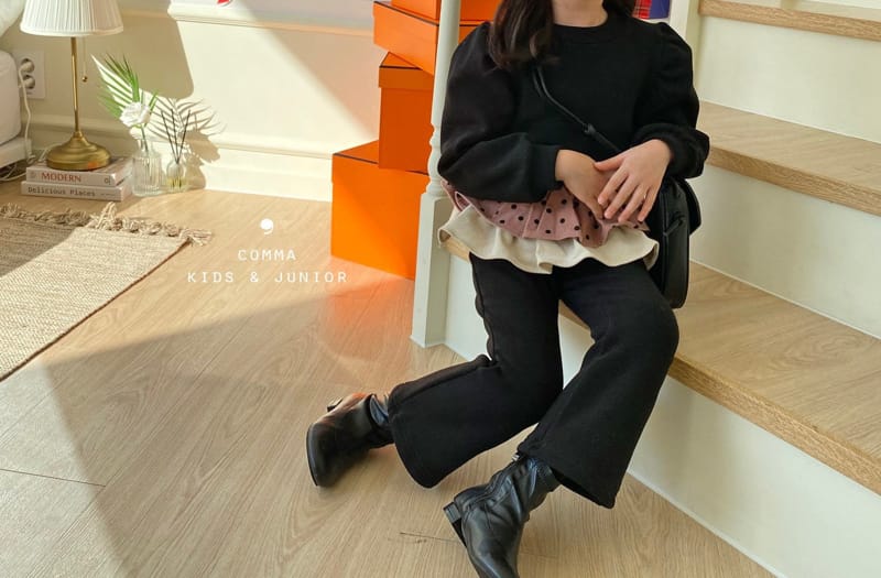 COMMA - Korean Children Fashion - #Kfashion4kids - Choucream Top Bottom Set - 6
