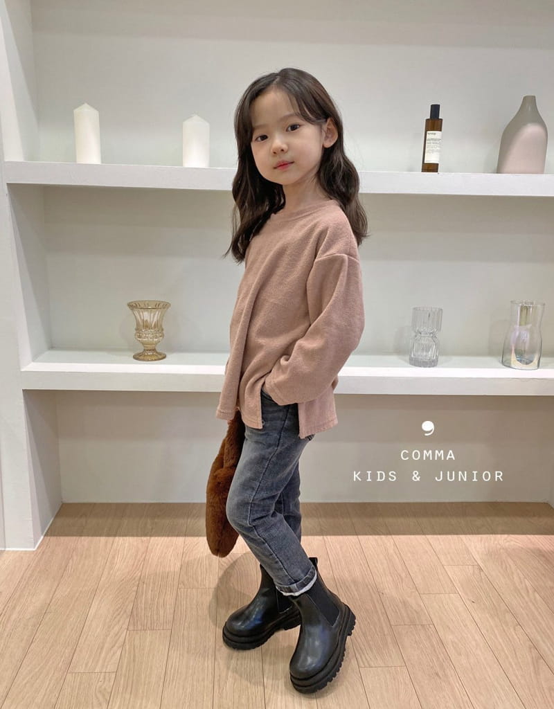 COMMA - Korean Children Fashion - #Kfashion4kids - Tery Slit Tee - 3