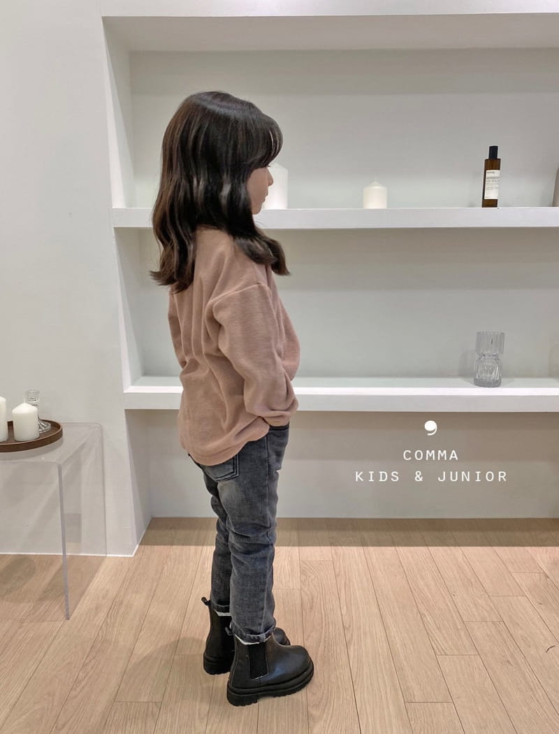 COMMA - Korean Children Fashion - #Kfashion4kids - Tery Slit Tee - 6