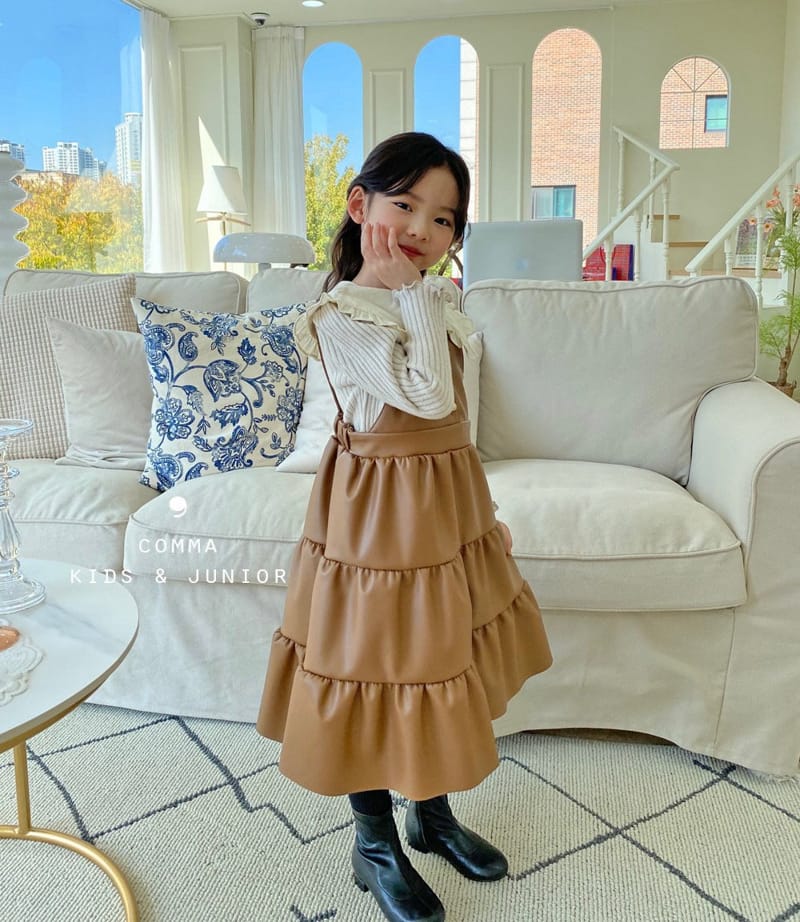 COMMA - Korean Children Fashion - #Kfashion4kids - Leather One-piece - 12