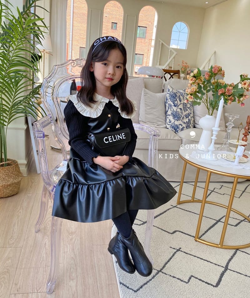 COMMA - Korean Children Fashion - #Kfashion4kids - Leather One-piece - 7