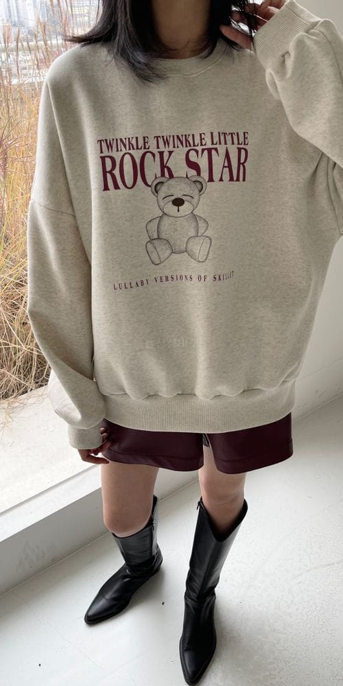 COVEN - Korean Children Fashion - #Kfashion4kids - Bear Fleece Sweatshirt