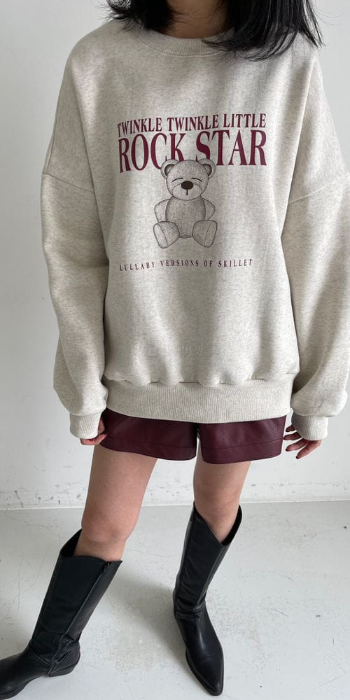 COVEN - Korean Children Fashion - #Kfashion4kids - Bear Fleece Sweatshirt - 3