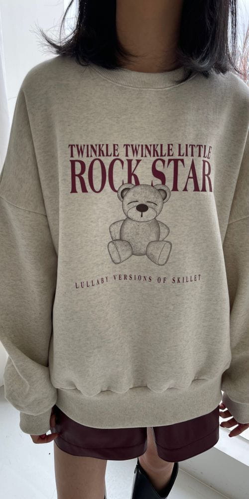 COVEN - Korean Children Fashion - #Kfashion4kids - Bear Fleece Sweatshirt - 4