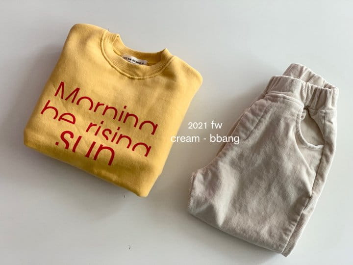 CREAM BBANG - Korean Children Fashion - #Kfashion4kids - Fleece Rib Jogger Pants - 5