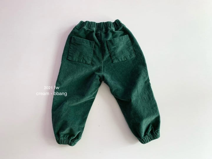CREAM BBANG - Korean Children Fashion - #Kfashion4kids - Fleece Rib Jogger Pants - 9