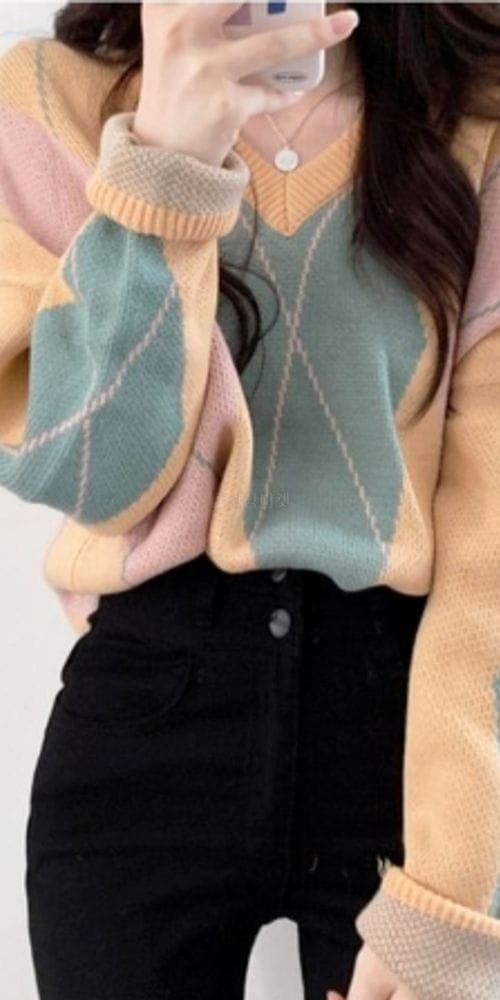 CREPAS - Korean Children Fashion - #Kfashion4kids - Herringbone V Tee - 4