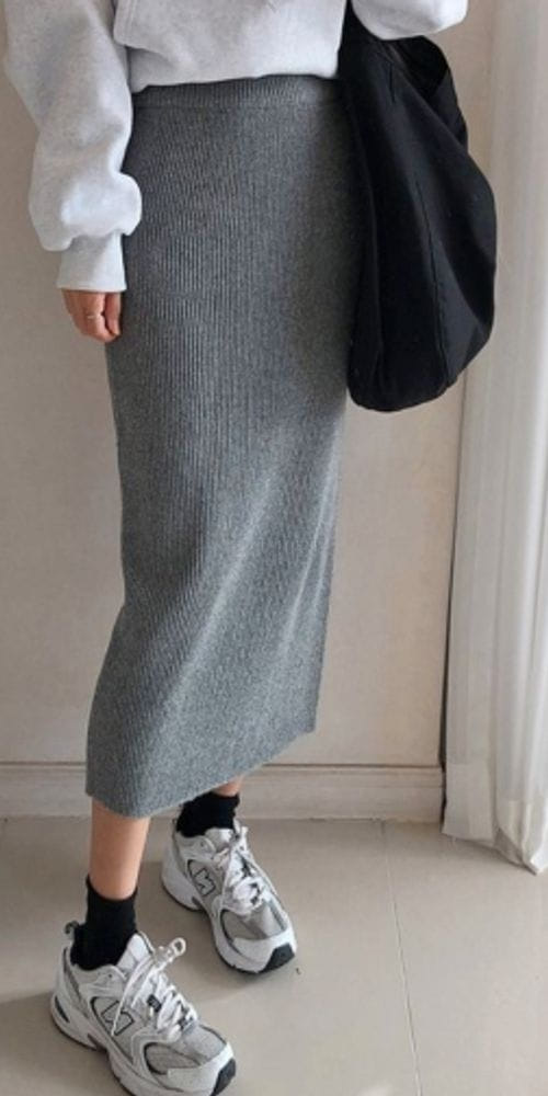 CREPAS - Korean Children Fashion - #Kfashion4kids - Back Slit Long Skirt - 3