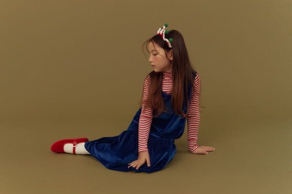 DALKOMHAI - Korean Children Fashion - #Kfashion4kids - Velvet One-piece - 3