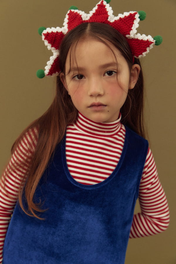 DALKOMHAI - Korean Children Fashion - #Kfashion4kids - Velvet One-piece - 5