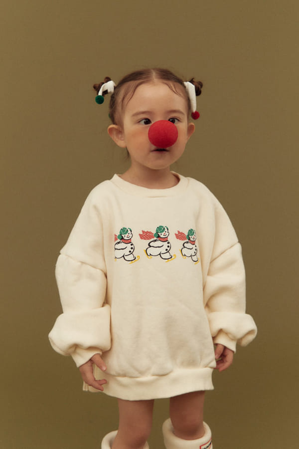DALKOMHAI - Korean Children Fashion - #Kfashion4kids - Snowman Sweatshirt - 12