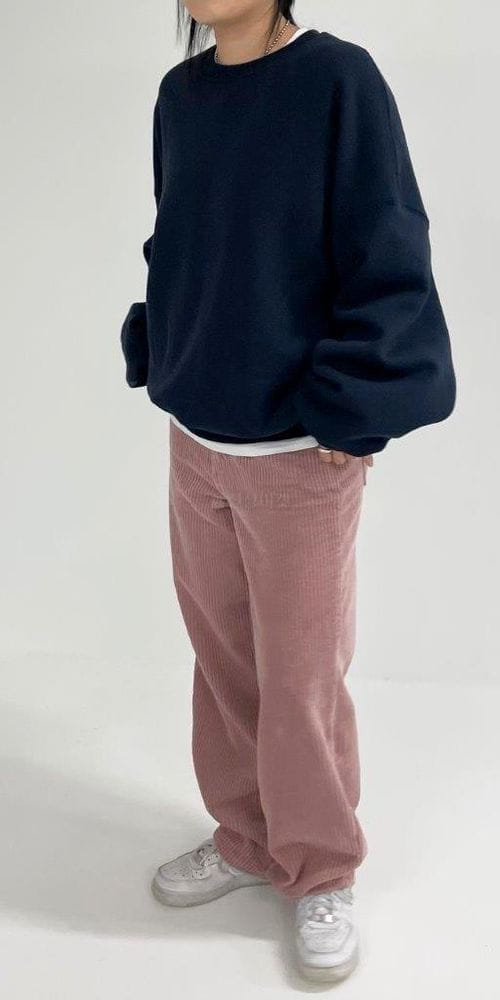 DAN - Korean Children Fashion - #Kfashion4kids - Powder Rib Pants