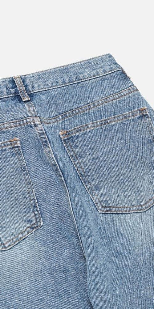 DAN - Korean Children Fashion - #Kfashion4kids - Denim Wide Pants - 3