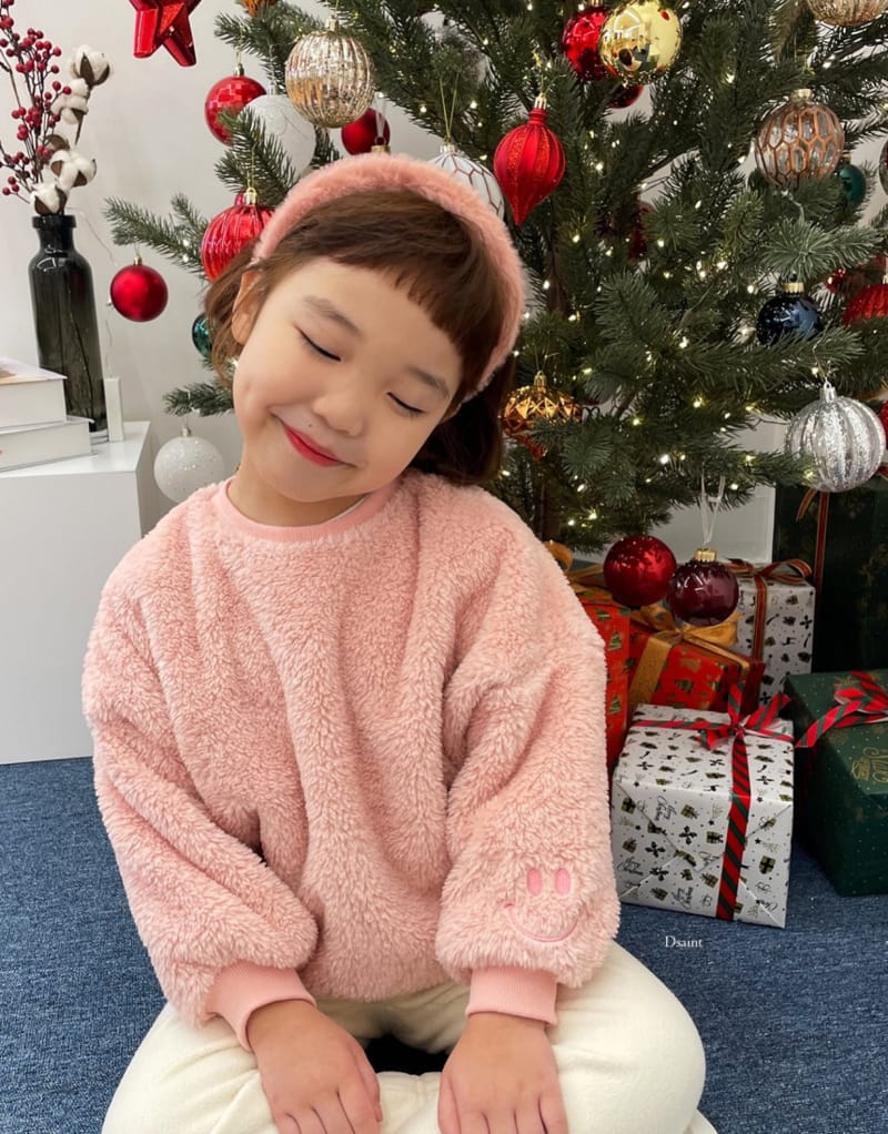 DSAINT - Korean Children Fashion - #Kfashion4kids - Cozy Smile Sweatshirt