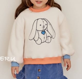 E.RU - Korean Children Fashion - #Kfashion4kids - Hear Rabbit Tee