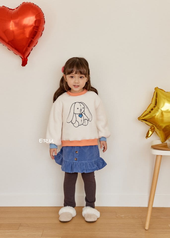 E.RU - Korean Children Fashion - #Kfashion4kids - Hear Rabbit Tee - 10