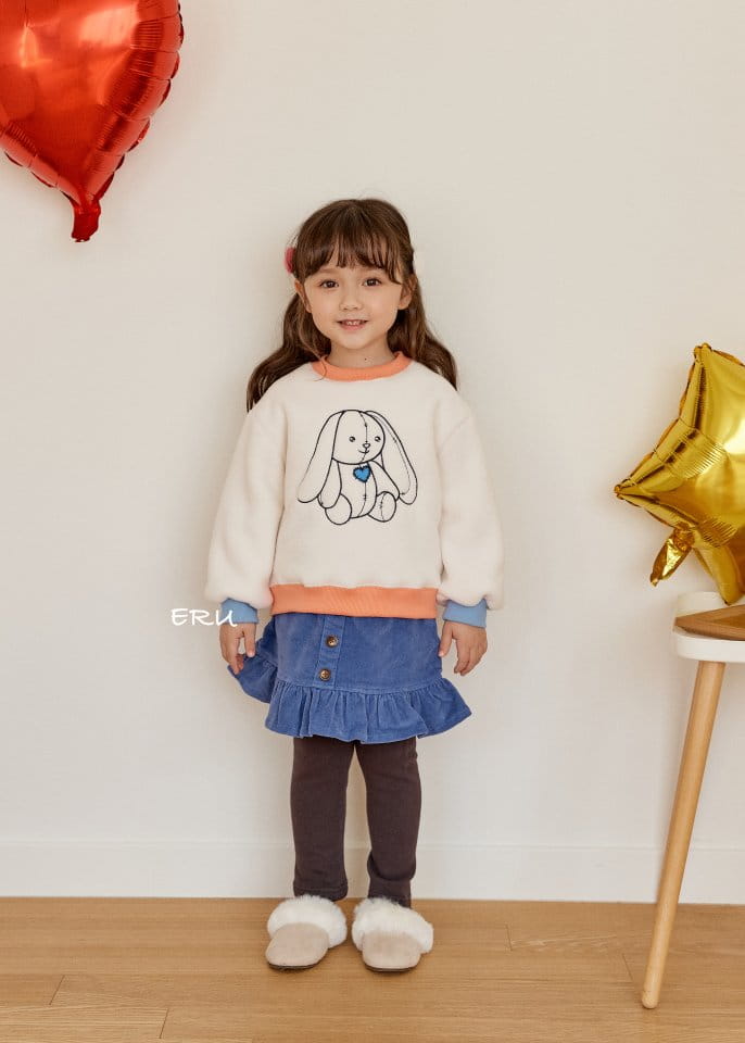E.RU - Korean Children Fashion - #Kfashion4kids - Hear Rabbit Tee - 11