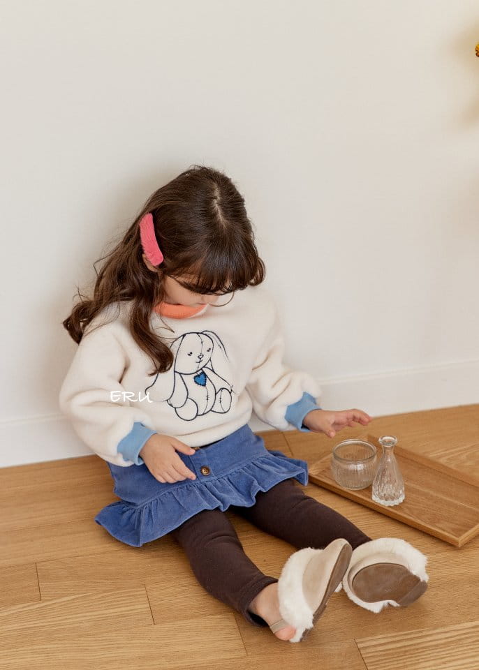 E.RU - Korean Children Fashion - #Kfashion4kids - Hear Rabbit Tee - 12