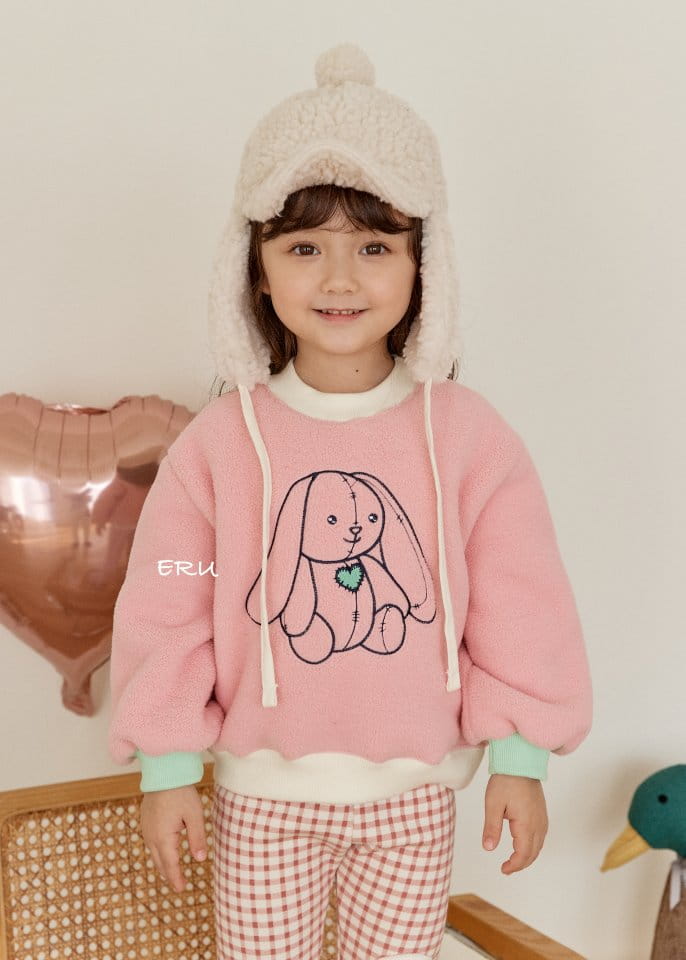 E.RU - Korean Children Fashion - #Kfashion4kids - Hear Rabbit Tee - 3
