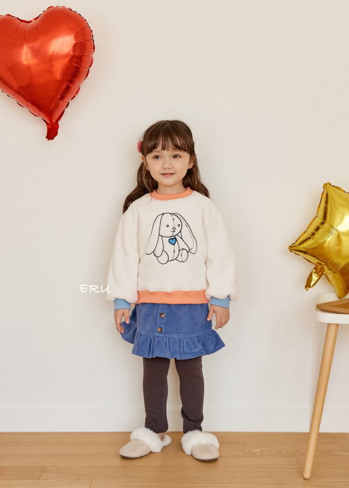 E.RU - Korean Children Fashion - #Kfashion4kids - Hear Rabbit Tee - 9