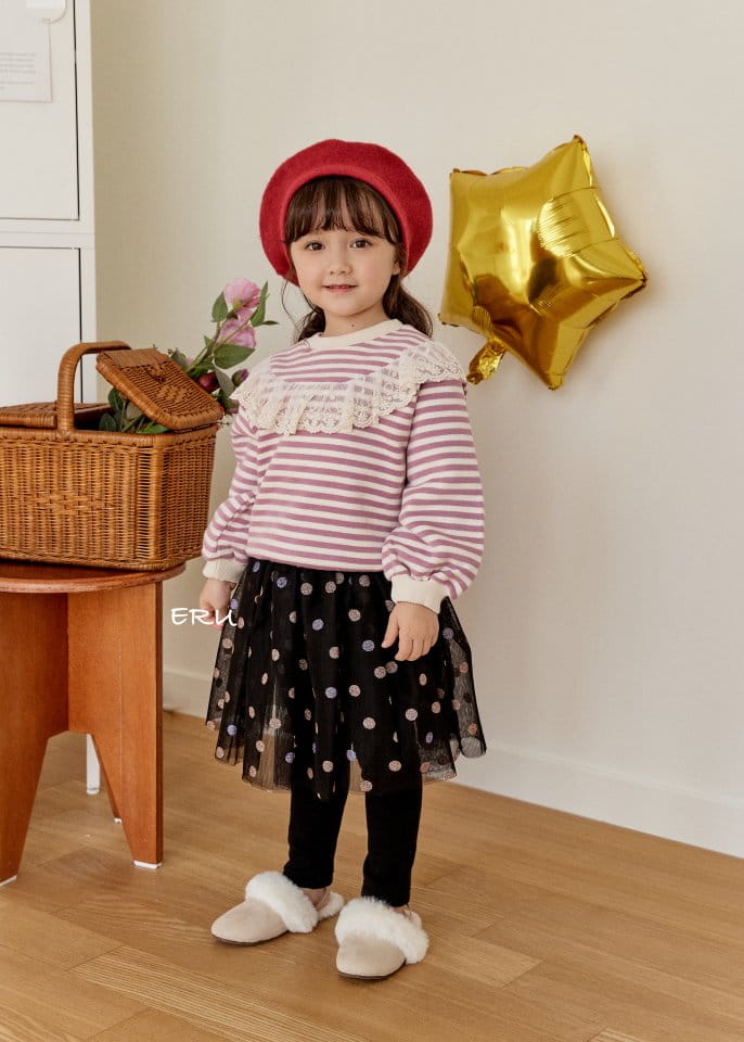 E.RU - Korean Children Fashion - #Kfashion4kids - Sripes Cape Tee - 2