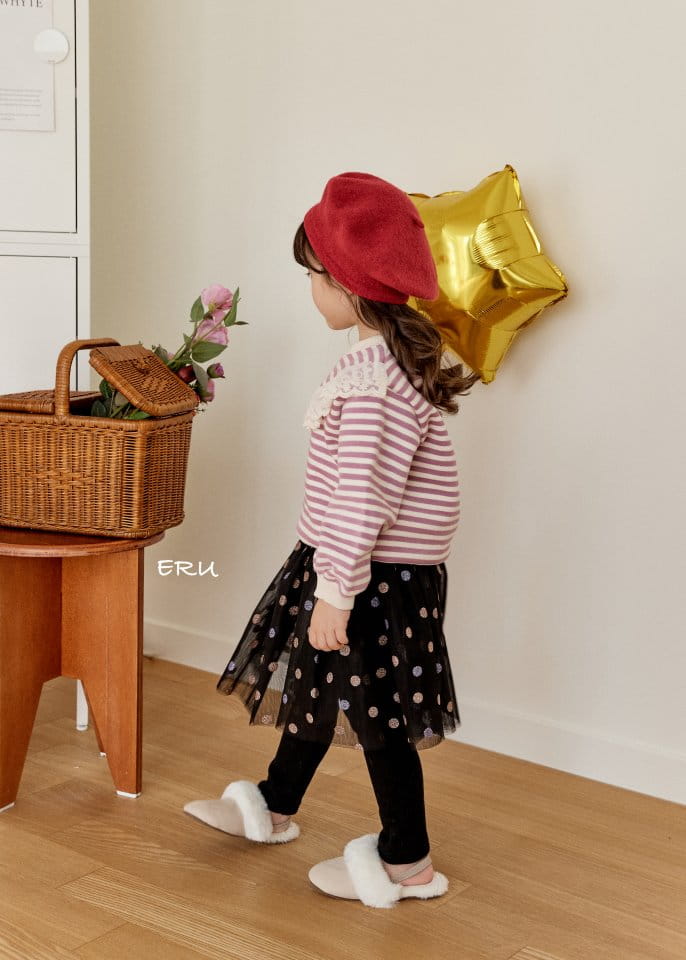E.RU - Korean Children Fashion - #Kfashion4kids - Sripes Cape Tee - 3