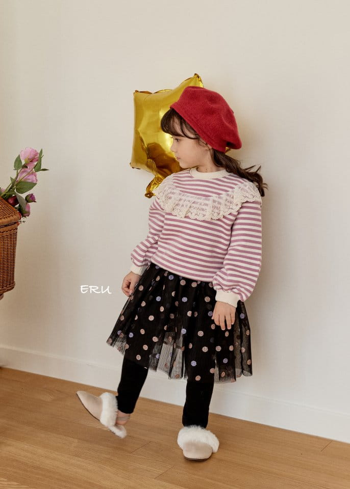 E.RU - Korean Children Fashion - #Kfashion4kids - Sripes Cape Tee - 4
