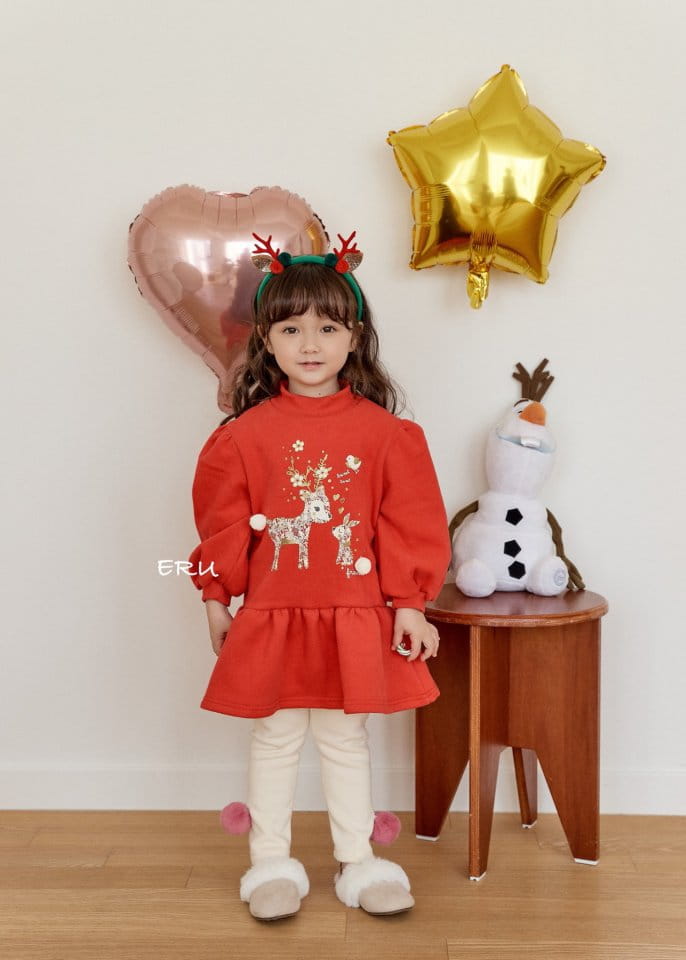 E.RU - Korean Children Fashion - #Kfashion4kids - Rudolf One-piece - 3
