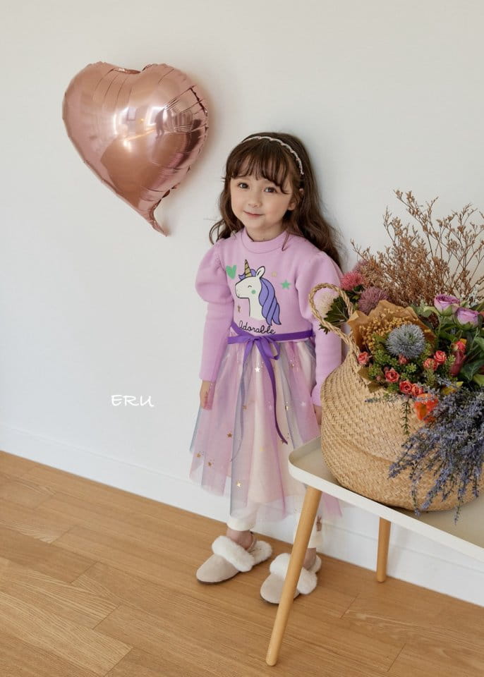 E.RU - Korean Children Fashion - #Kfashion4kids - Rainbow Unicorn One-piece - 5