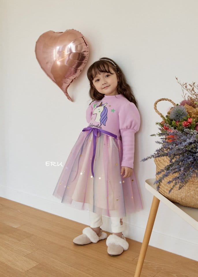 E.RU - Korean Children Fashion - #Kfashion4kids - Rainbow Unicorn One-piece - 7