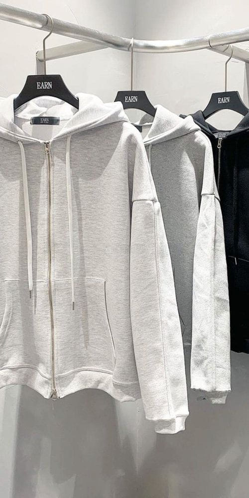 EARN - Korean Children Fashion - #Kfashion4kids - Haze Hoody Zip-up - 9