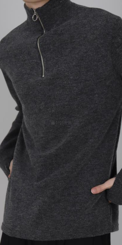 EARN - Korean Children Fashion - #Kfashion4kids - Warmer Half Zip-up Turtleneck - 3