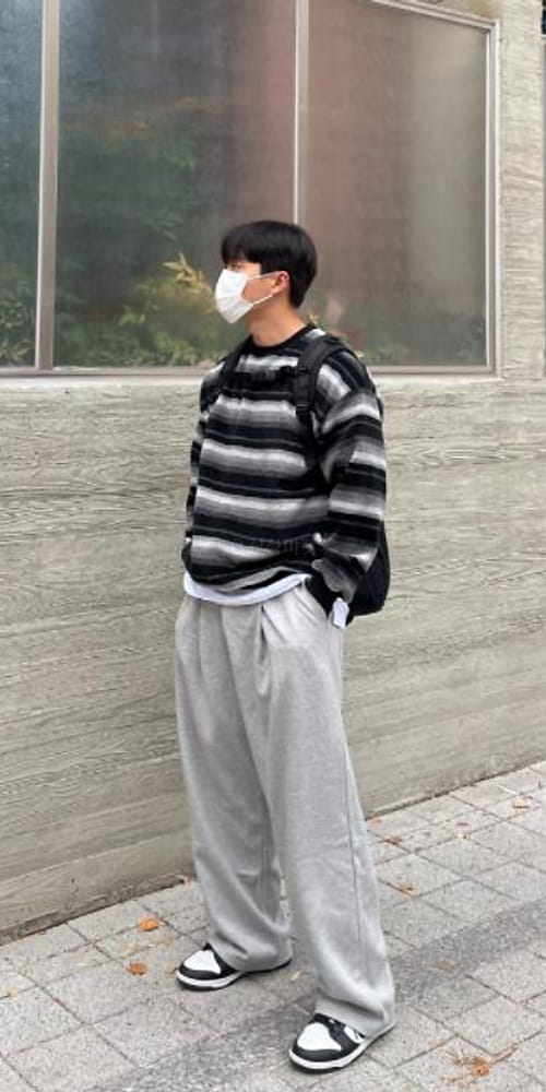 EARN - Korean Children Fashion - #Kfashion4kids - Stripes Knit Sweatshirt - 4