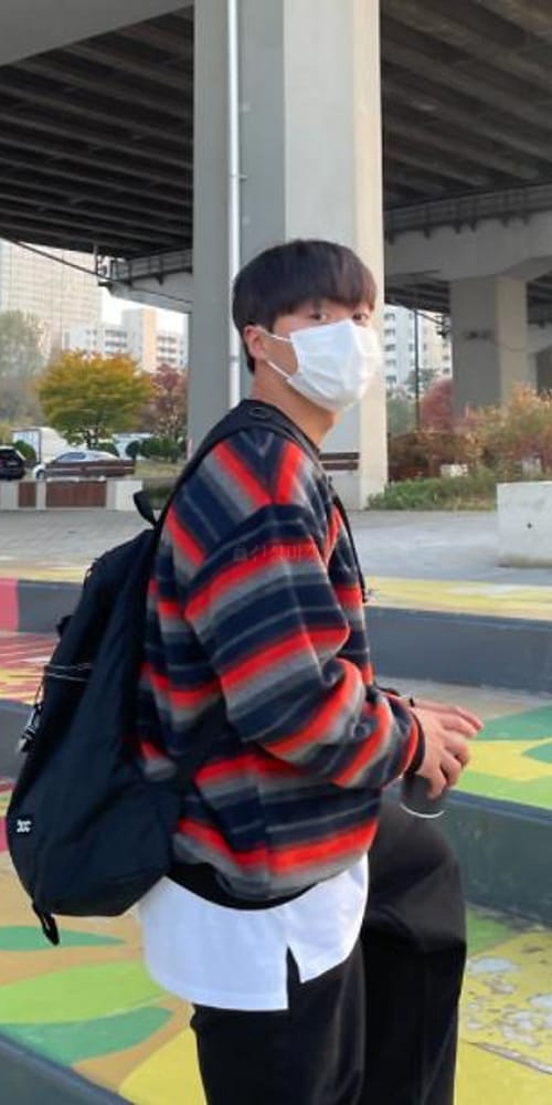 EARN - Korean Children Fashion - #Kfashion4kids - Stripes Knit Sweatshirt - 7