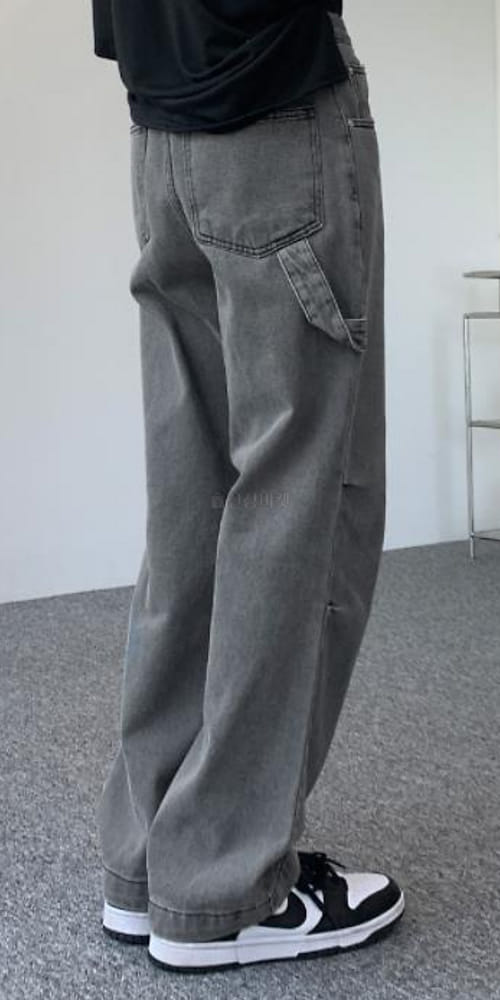 EARN - Korean Children Fashion - #Kfashion4kids - Gray Widew Jeans - 8