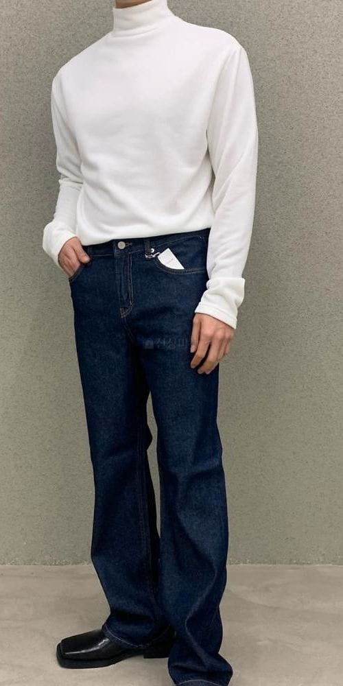 EARN - Korean Children Fashion - #Kfashion4kids - Rib Half Turtleneck Tee - 4