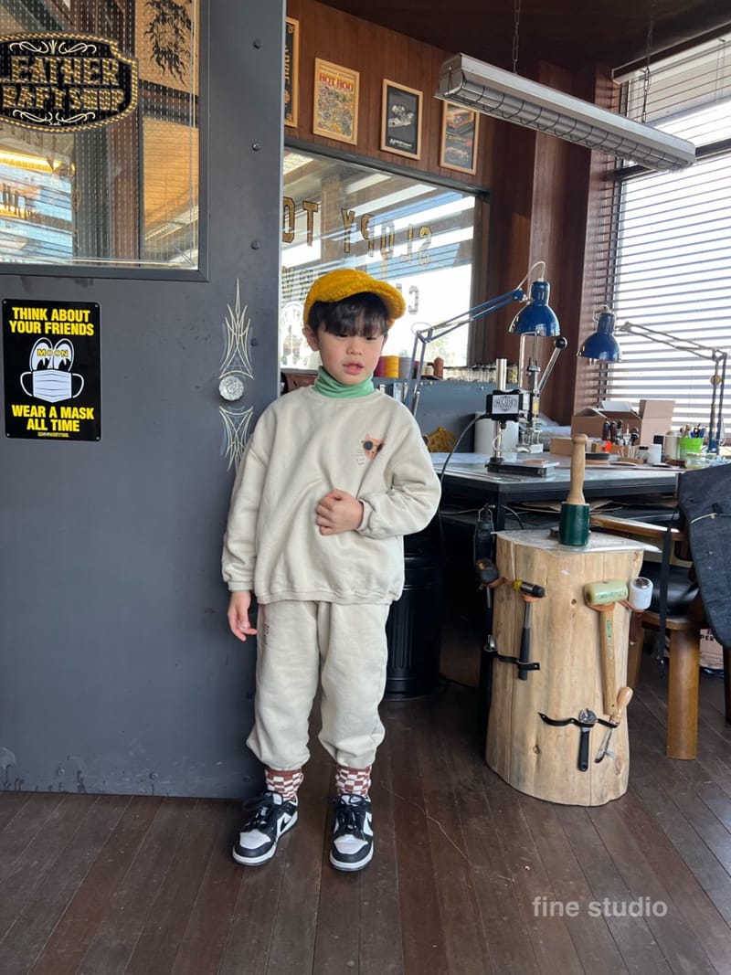 FINE STUDIO - Korean Children Fashion - #Kfashion4kids - Person Trainning Pants - 11