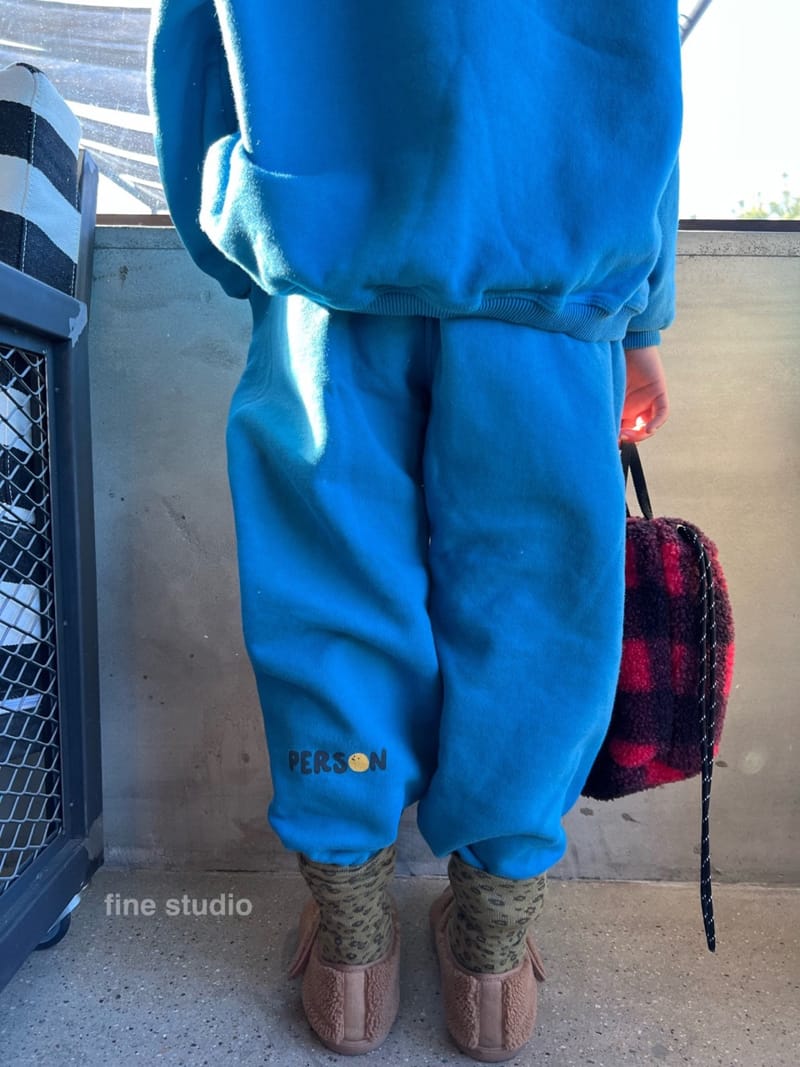 FINE STUDIO - Korean Children Fashion - #Kfashion4kids - Person Trainning Pants - 2
