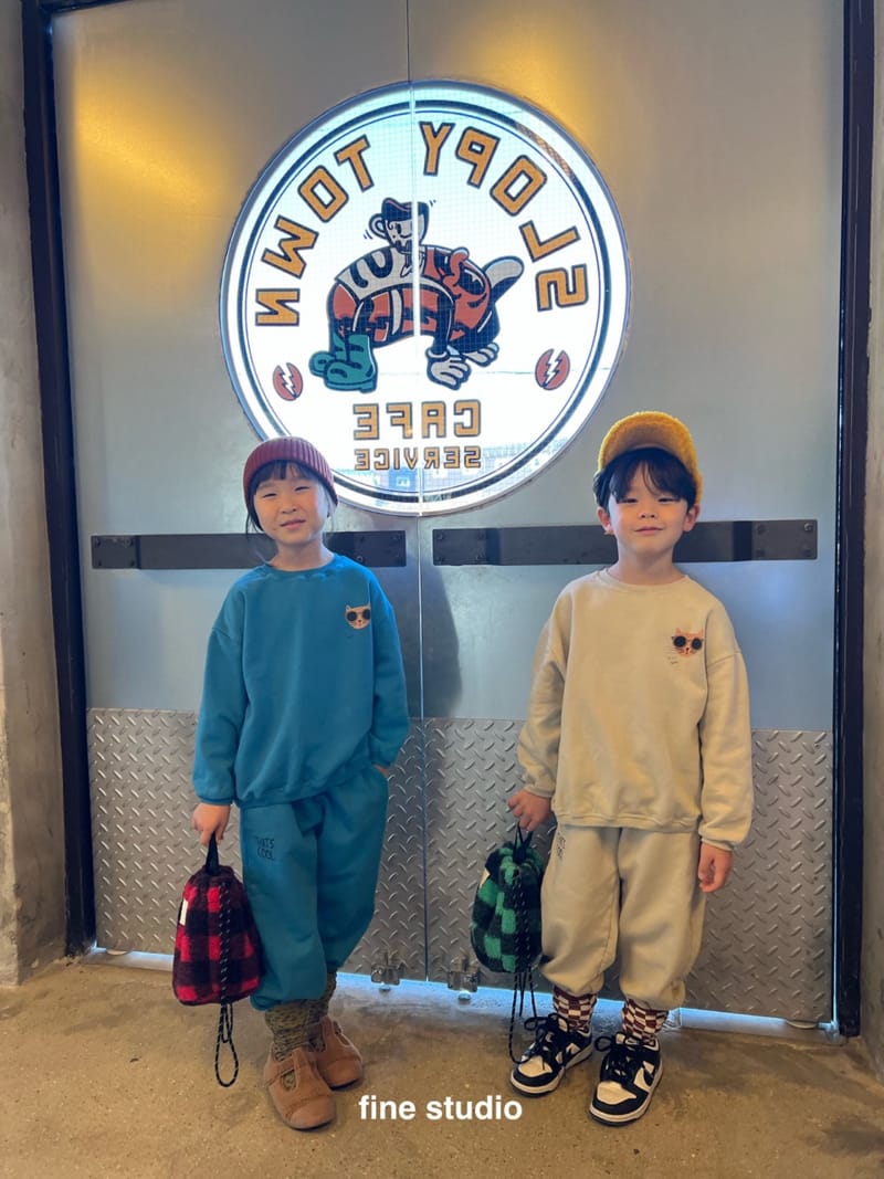 FINE STUDIO - Korean Children Fashion - #Kfashion4kids - Cats Sweatshirt - 6