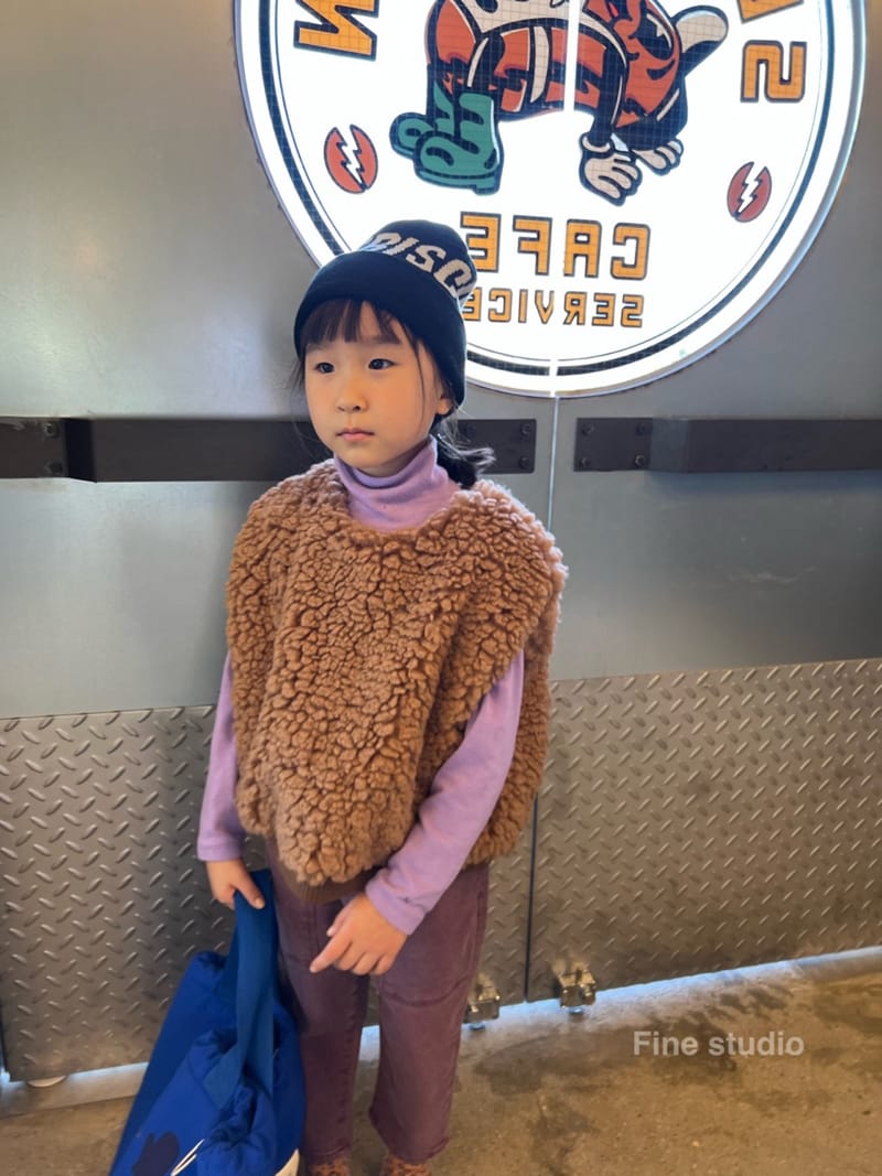 FINE STUDIO - Korean Children Fashion - #Kfashion4kids - Fleece Vest - 6