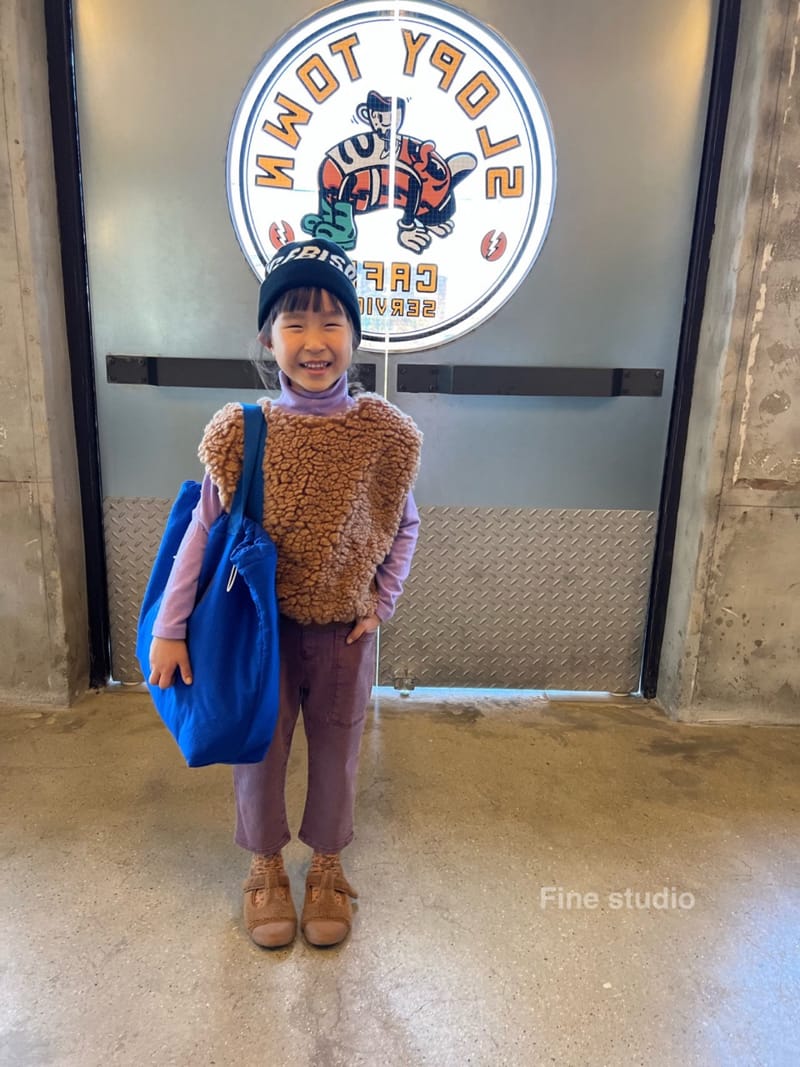 FINE STUDIO - Korean Children Fashion - #Kfashion4kids - Fleece Vest - 7