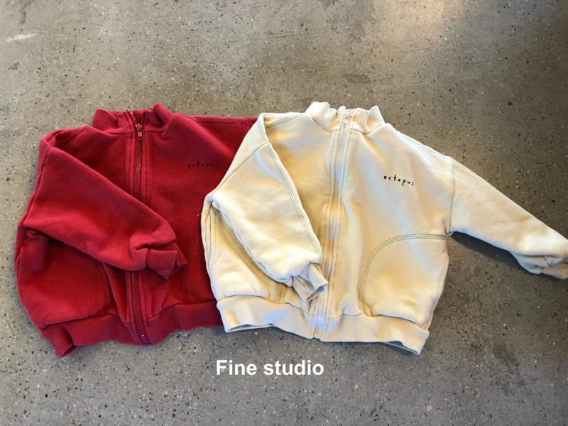 FINE STUDIO - Korean Children Fashion - #Kfashion4kids - Octopus Zip-up - 5