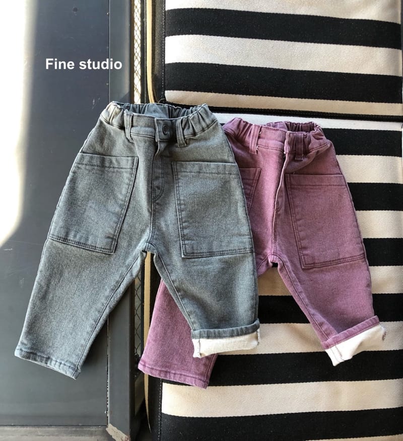 FINE STUDIO - Korean Children Fashion - #Kfashion4kids - Pigment Pocket Shorts - 3
