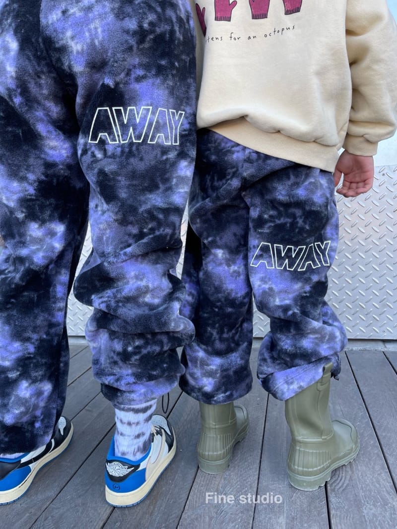 FINE STUDIO - Korean Children Fashion - #Kfashion4kids - Mom Fleece Water Paint PAnts - 2