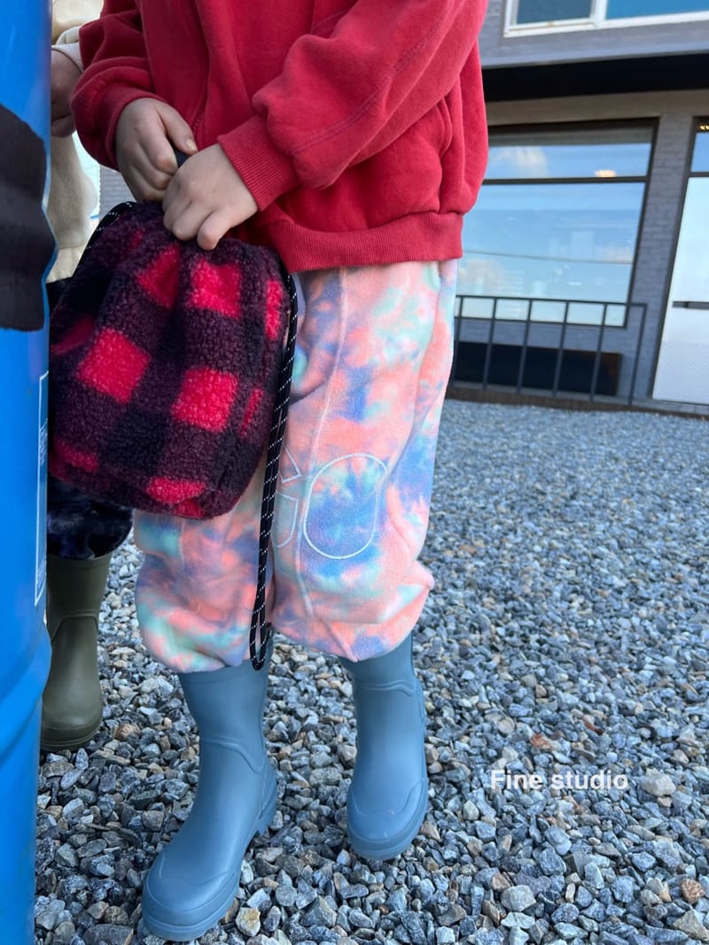 FINE STUDIO - Korean Children Fashion - #Kfashion4kids - Check Fluffy Bag - 3