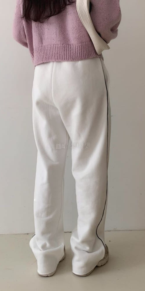 FLAMINGO - Korean Children Fashion - #Kfashion4kids - Fleece Wide Pants - 9
