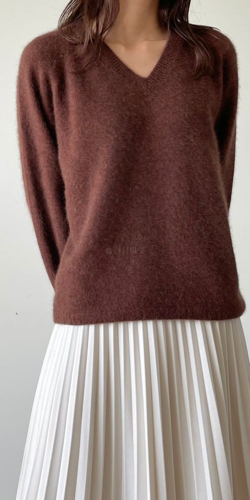 FLOATY - Korean Children Fashion - #Kfashion4kids - Whole Gament Racoon Ant V Knit Tee - 2