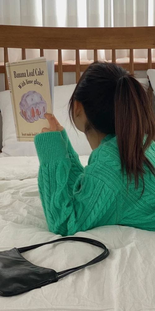 FLOW IN - Korean Children Fashion - #Kfashion4kids - Cable Round Knit Tee - 2