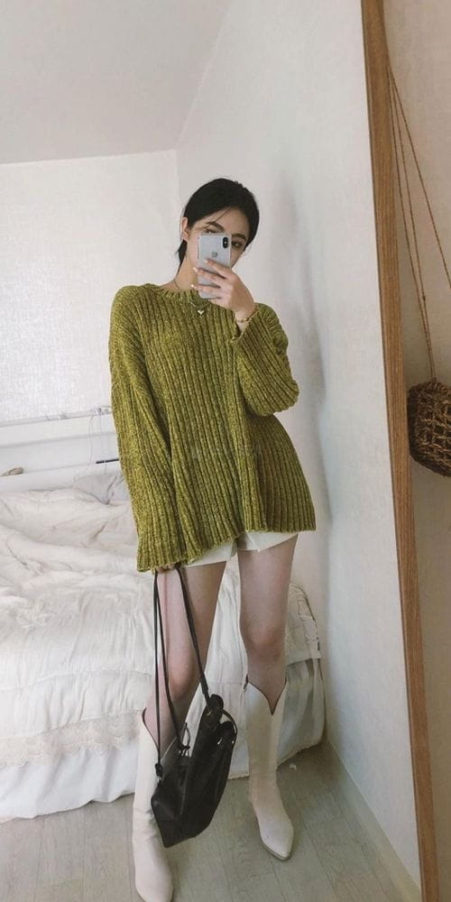 FOG - Korean Children Fashion - #Kfashion4kids - Texture Knit Tee - 3