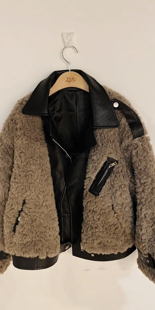FOG - Korean Children Fashion - #Kfashion4kids - Emma Leather Jacket